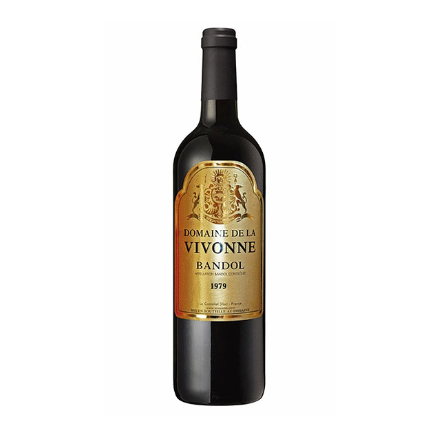 Bandol Rouge 1979 Millésime *AOP produit au Domaine la Vivonne-grand vin de Bandol rouge, culture traditionnelle, Vignoble ♥