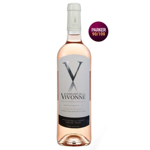 Côtes de Provence Rosé 2020 produit au domaine Vivonne le Castellet ,Vin remarquable Conversion Bio C2-sans pesticides, HVE3 grand vignoble♥