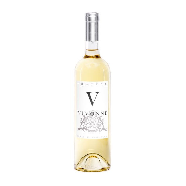 bouteille de Côtes de Provence Blanc AOP 2020,Conversion Bio C2-Bandol la Vivonne